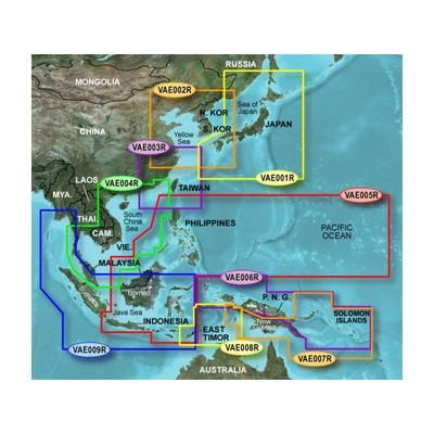 Garmin BlueChart g2 Vision - New Guinea North JUL 08 AE006R SD Card 010-C0881-00