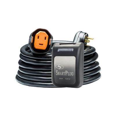 SmartPlug RV Kit 30 Amp 30' Dual Configuration Cordset - Black SPX X Park Power & Non Metallic Inlet - Black R30303BM30PB