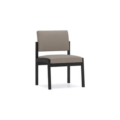 Lenox Steel 300 lb. Cap. Armless Guest Chair in Upgrade Fabric/Healthcare Vinyl