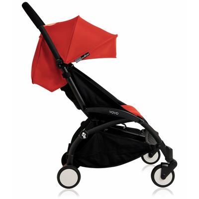 Babyzen 2018 / 2019 Yoyo+ 6+ Stroller & Polar Footmuff - Black / Red
