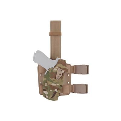Safariland Model 6354 ALS Drop-Leg Glock Holster Glock 19/Glock 23/Glock 32 Right Hand Cordura Multi Cam 6354DO-2832-701