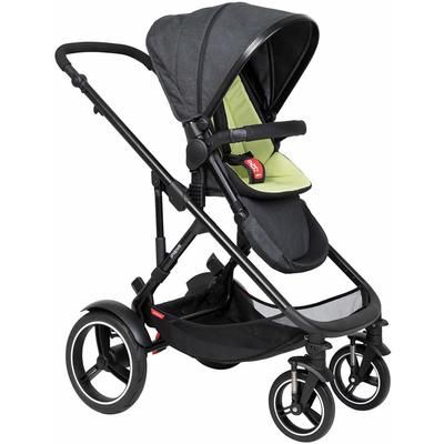 Phil & Teds Voyager Stroller & Liner - Black/Apple