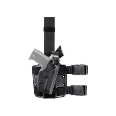 Safariland Model 6004 SLS Drop-Leg Glock Holster Glock 19/Glock 23/Glock 32 Right Hand Plain Black 6004-2832-121