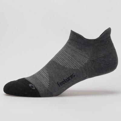 Feetures Elite Max Cushion No Show Tab Socks Socks Grey