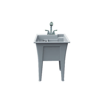 "Dalary Laundry Tub kit With Faucet 24" - A&E Bath and Shower LT-24-01"