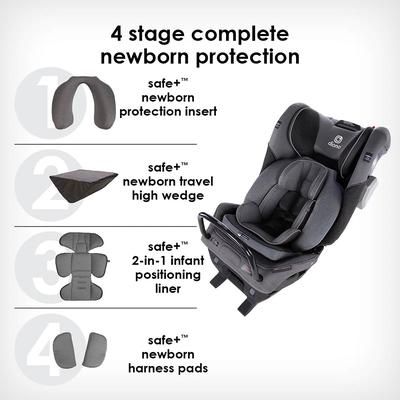 Diono Radian 3QXT Narrow All-in-One Convertible Car Seat - Gray Slate