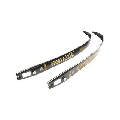 Sanlida Miracle X9 Recurve Limbs 68 in. 16 lbs Black 87329