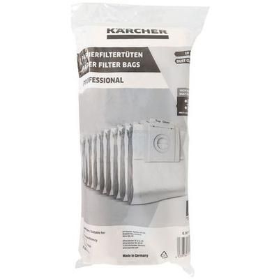 karcher 1 sac à poussière pour aspirateur kärcher t 7/1 et t 10/1 - lot de 10