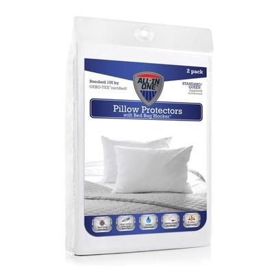 Fresh Ideas All-In-One Zippered Boxspring Encasement Cover by Levinsohn Textiles in White (Size FULL)