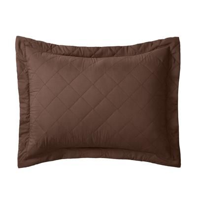BH Studio Reversible Quilted Sham by BH Studio in Chocolate Latte (Size KING) Pillow