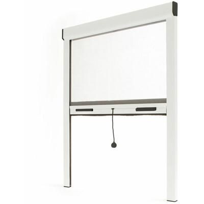 Store moustiquaire Recoupable Alu - l 150 x h 160 cm - Blanc - Unitaire - Blanc