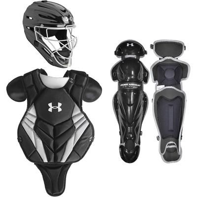 Under Armour Converge Victory Series NOCSAE Certified Youth Catcher's Set - Ages 9-12 Black