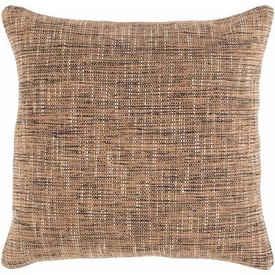 Copmanthorpe 22" Square Modern Cotton White/Black/Brown/Light Beige/Dark Red Throw Pillow - Boutique Rugs
