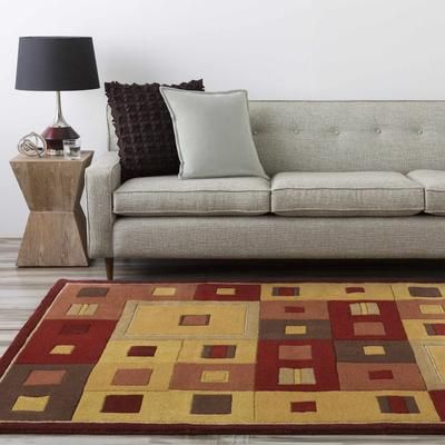 Chelmer 20" Square Cottage Wool Black Throw Pillow - Boutique Rugs