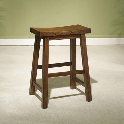 Counter Stool, 24" Seat Height by Powell Furniture in Honey Brown