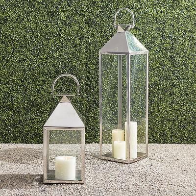 Quincy Lantern - Gold, 45" Gold - Frontgate