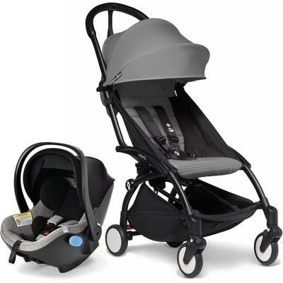 Babyzen YOYO2 6+ & Clek Liingo Travel System - Black / Grey