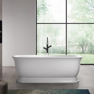 Randolph Morris Royal 67 Inch Acrylic Double Ended Freestanding Tub - No Faucet Drillings RMD48