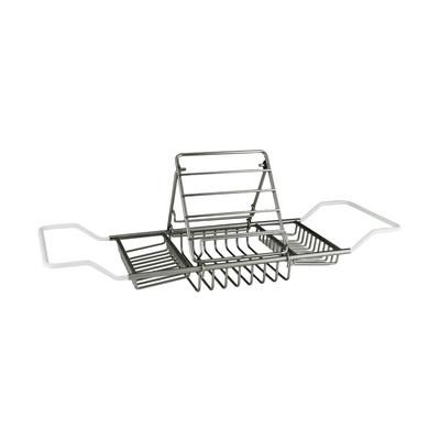Randolph Morris Adjustable Tub Caddy with Reading Rack RMNSS204-BN