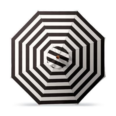 11' Round Outdoor Market Umbrella - Sailcloth Air Blue, Bronze - Frontgate