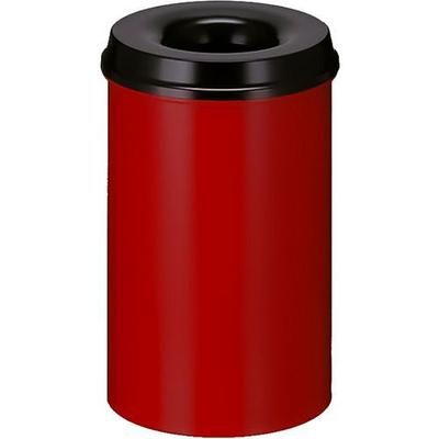 Poubelle Anti-feu 20l Rouge/noir - V-Part