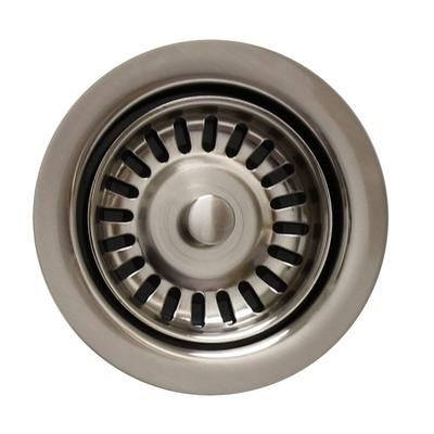 Whitehaus Collection 3-1/2 Inch Basket Strainer Disposer Flange WH200-BN