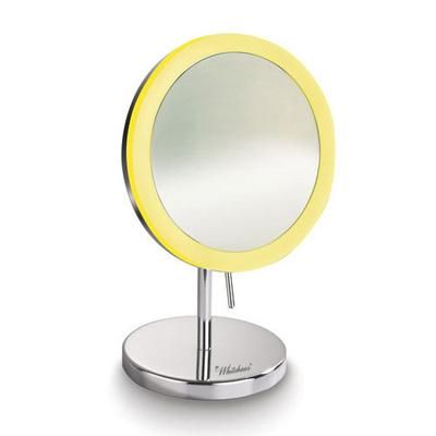 Whitehaus Collection Round Freestanding Led 5X Magnified Mirror WHMR106-C