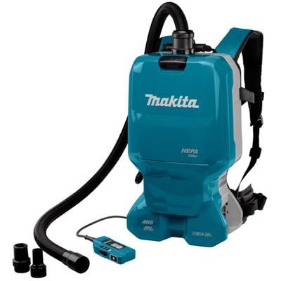 Makita - DVC665ZU Bluetooth Brushless Backpack Vacuumer 36v sans batteries