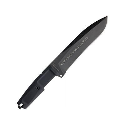 Extrema Ratio Dobermann IV Fixed Blade Knife 7.25in Cobalt Steel Blade Black Forprene Elastomer Handle EX180
