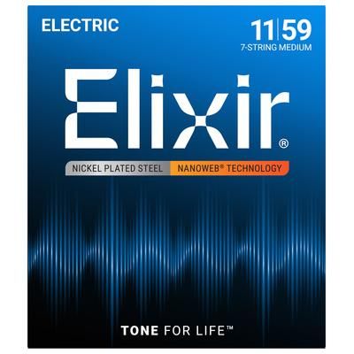 Elixir Nanoweb 12106 7-String Medium