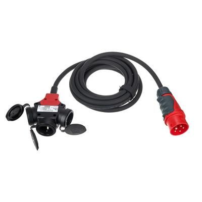 Stairville 3 Way Powersplit CEE 16A 5m