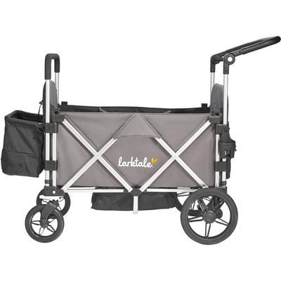 Larktale Caravan Stroller Wagon Complete - Mornington Gray/Barossa Red