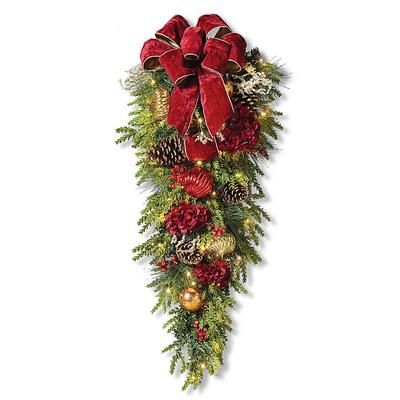 Regal Splendor Greenery Collection - Swag - Frontgate - Outdoor Christmas Decorations