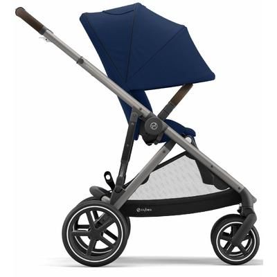 Cybex Gazelle S Stroller & Cot - Navy Blue (Taupe Frame)