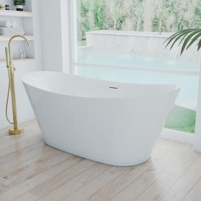 Randolph Morris Hollis 67 Inch Freestanding Double Slipper Tub RMA98-BB