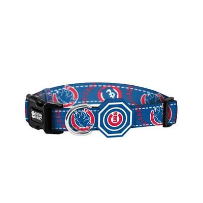 X MLB Chicago Cubs Dog Collar, Medium, Multi-Color