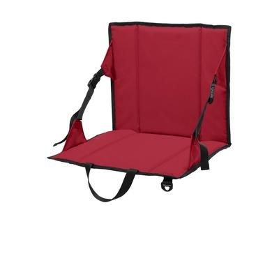 Port Authority BG601 Stadium Seat in Red size OSFA | Polyester Blend