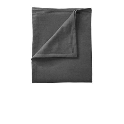 Port & Company BP78 Core Fleece Sweatshirt Blanket in Dark Heather Grey size OSFA
