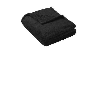 Port Authority BP36 Cozy Blanket in Black size OSFA | Fleece