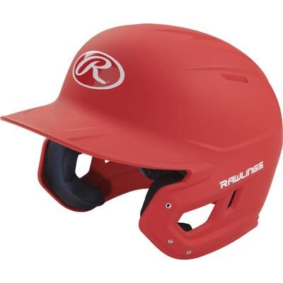 Rawlings Mach Junior Baseball Batting Helmet Matte Scarlet