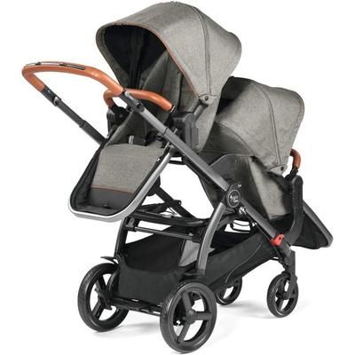 Agio by Peg Perego Z4 Double Stroller Bundle - Blue Mirage