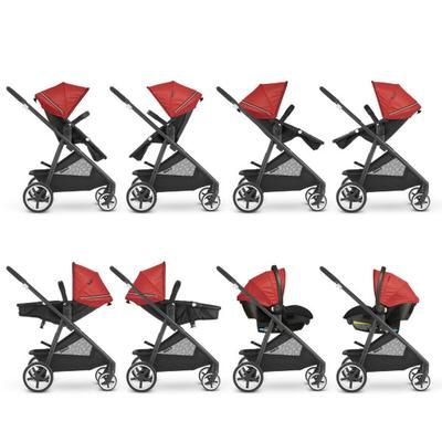Evenflo GOLD SensorSafe Shyft Smart Modular Travel System with SecureMax Smart Infant Car Seat - Gar