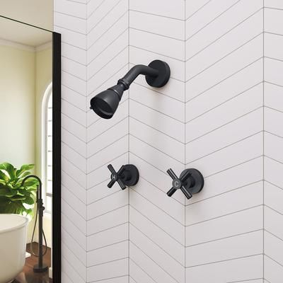 Randolph Morris Round Shower Set RMXMC-MB