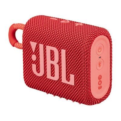 JBL Go 3 Portable Bluetooth Speaker (Red) JBLGO3REDAM