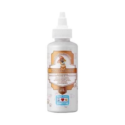 Natural Ear Cleaner Manufactured with Certified Organic Ingredients for Dogs, 2 fl. oz., 2 FZ