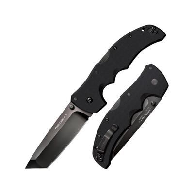 Cold Steel Recon 1 Folding Knife 4in Tanto Point S35VN Steel Blade Black Long G10 Handle CS-27BT