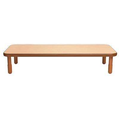 "BaseLine 72" x 30" Rectangular Table - Natural Wood with 14" Legs - Children's Factory AB747RNW14"