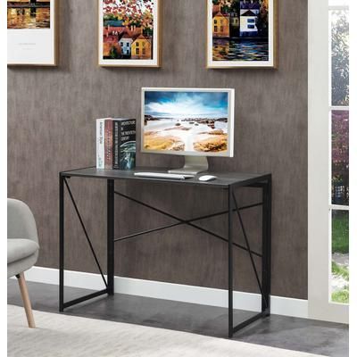 Xtra Folding Desk - Convenience Concepts 090110CGYBL