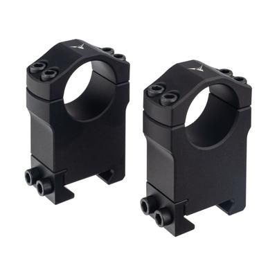 TRYBE Optics Advanced Scope Rings 1 inch Extra High Black TROHERNG1XH