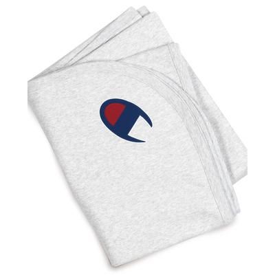 Champion RW47 Reverse Weave Stadium Blanket in Silver Grey | Cotton/Polyester Blend